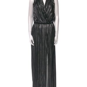 L’Agence Black Metallic Women's Dress XS